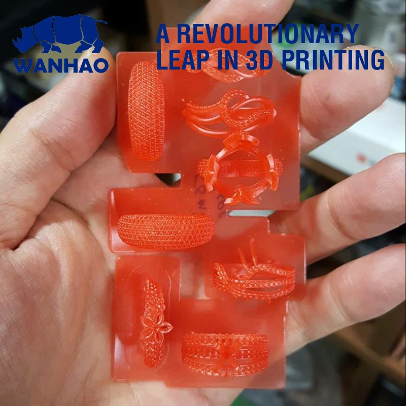 Новинка! Wanhao Дубликатор 7 плюс 3d принтер(V1.5) УФ Смола DLP SLA сенсорный экран 3d принтер машина с новой крышкой