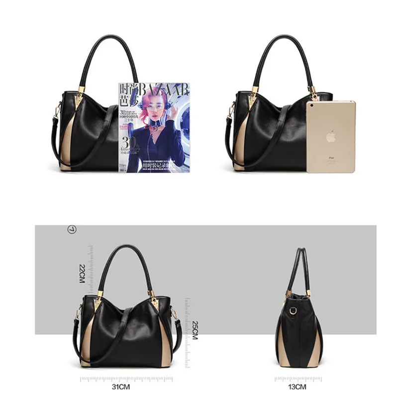 

ICEV Organizer Simple Leisure Women Leather Handbags Litchi Pattern Designer Handbags High Quality Ladies Totes Bolsa Feminina