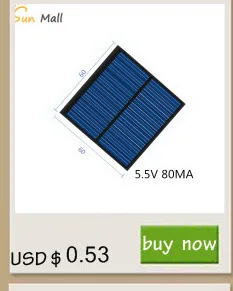 Мини-поли Панели солнечные 5 V/5,5 V 40MA для игрушка «сделай сам»/газонное освещение на солнечной светильник Сенсор светильник s/Солнечный проблесковый светильник 5,5 V