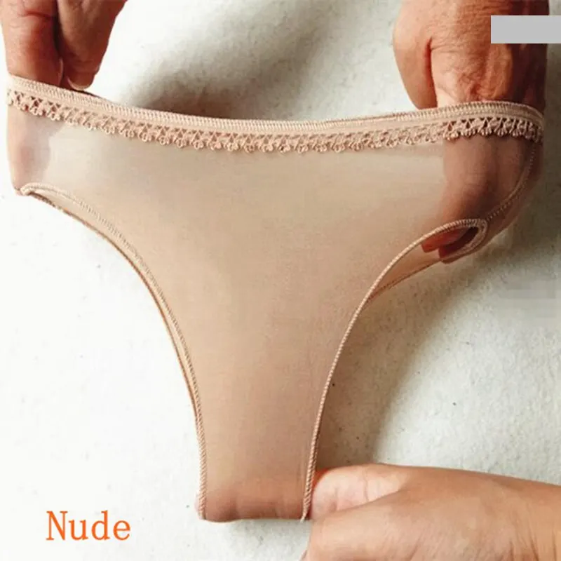 Nude Бесшовные сексуальные прозрачные трусики, трусы, нижнее белье, Knicker прозрачные LWW9099 - Цвет: Nude