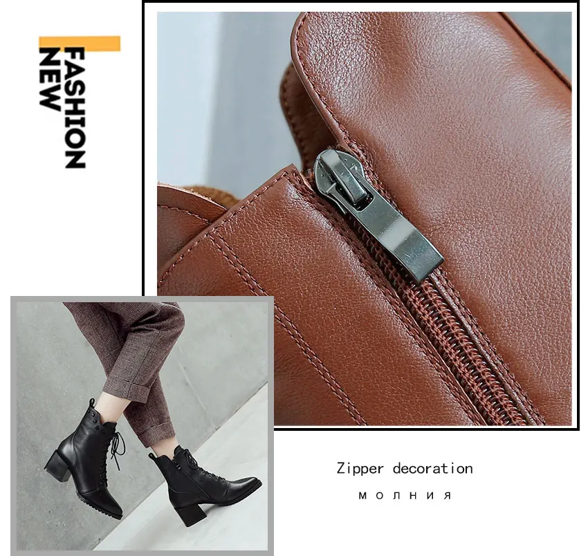 QUTAA/ г.; женские ботильоны; элегантные универсальные повседневные женские ботинки на платформе с квадратным каблуком на молнии; большие размеры 34-42