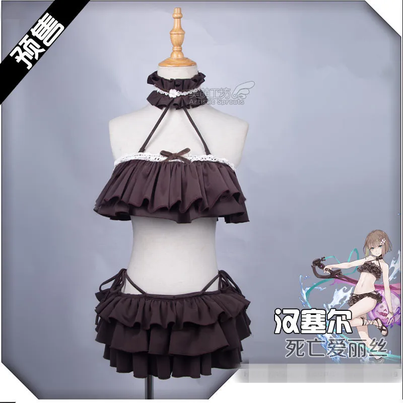 SINoALICE dead Alice Breaker The ripper Hansel and Gretel Косплей Костюм Купальник летнее платье|Костюмы