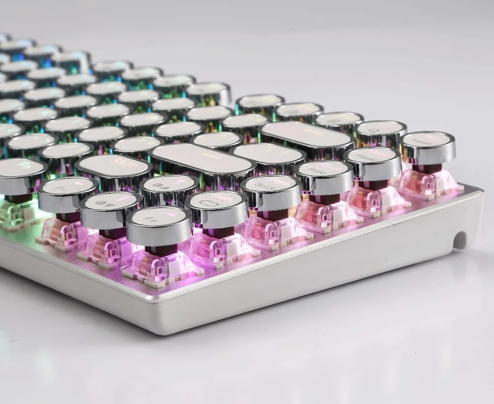Механическая клавиатура в стиле стимпанк с покрытием компактная игровая RGB