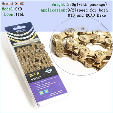 SX9EL(9speed)Gold SUMC 8/9/10/11S инструмент для демонтажа цепи велосипеда(золото цепи велосипеда с отсутствующими Ссылка горный велосипед 24/27/30S складной дорожный велосипед инструмент для демонтажа цепи велосипеда - Цвет: SX9EL(9speed)Gold