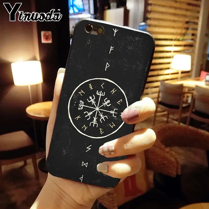 Yinuoda Ragnar Lothbrok Vikings серии ТПУ мягкий силиконовый черный чехол для телефона iphone 8 7 6 S Plus X XS MAX 5 5S SE XR чехол
