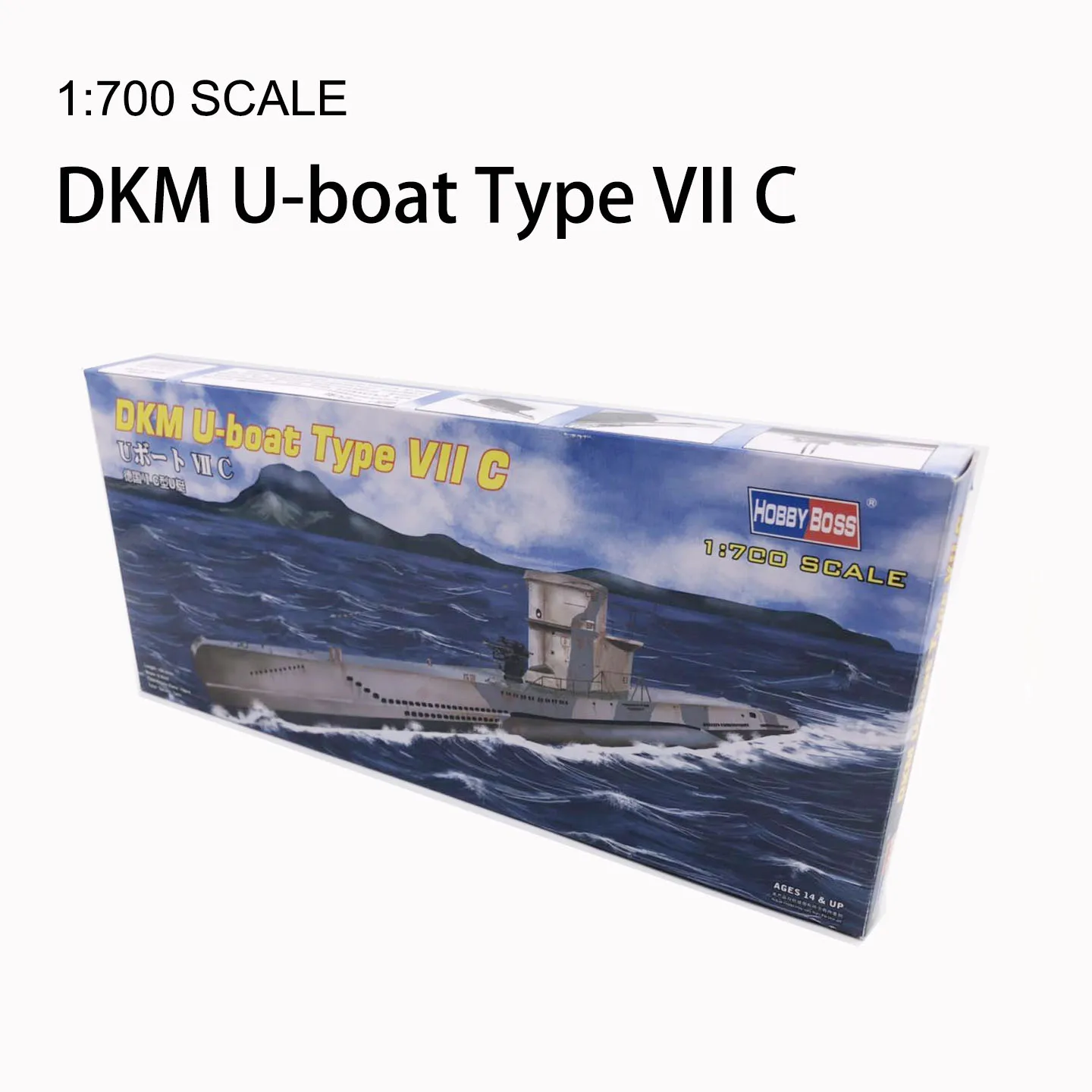 1: 700 немецкий DKM u-лодка Тип VII C подводный мир война II военный сборный военный корабль 87009