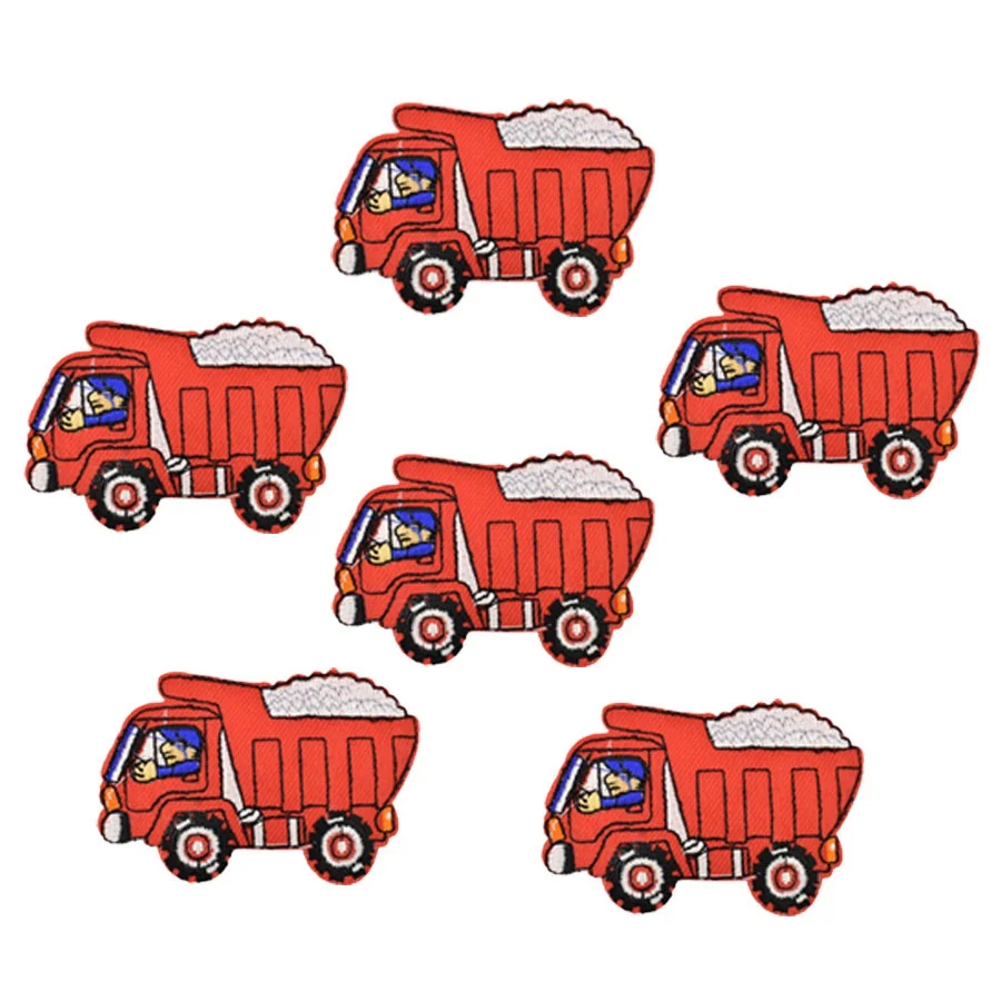 Diy дамп нашивки грузовики для одежды Железный вышитый патч аппликация Железо на