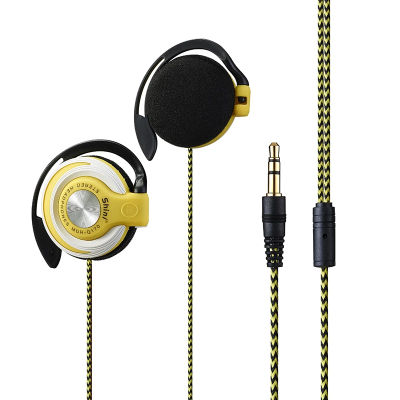 

Shini Q170 Headphones 3.5mm Headset Sport EarHook Earphone For xiaomi Mp3 Player Computer Mobile Telephone Earphone Wholesale
