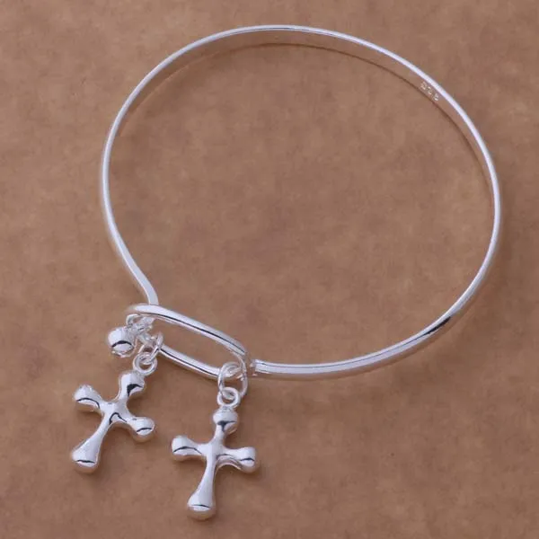 AB154 wholesale silver color bracelet fashion jewelry cross ring form /gjtapbaa cvialmpa | Украшения и аксессуары