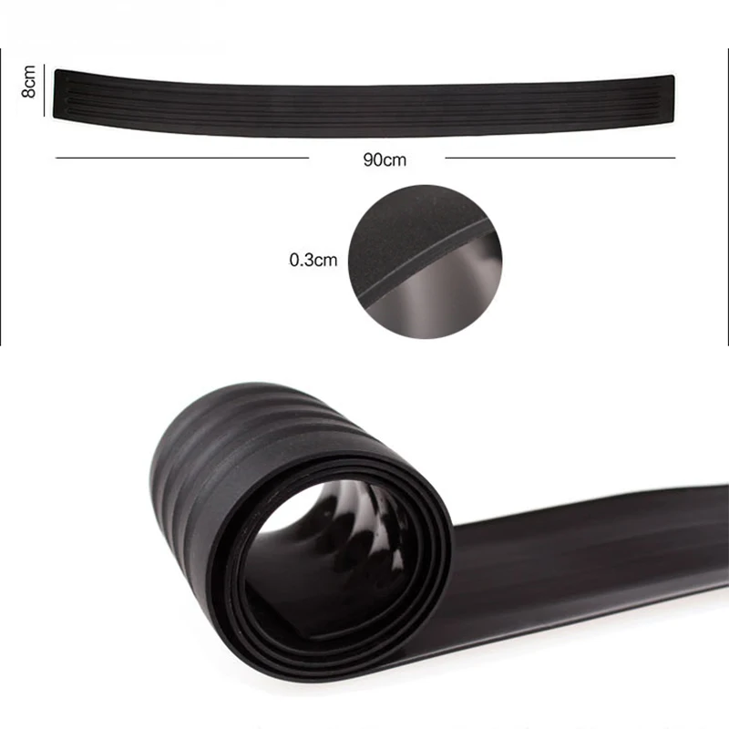 Автомобильный Стайлинг багажник автомобиля резиновая Задний защитный бампер