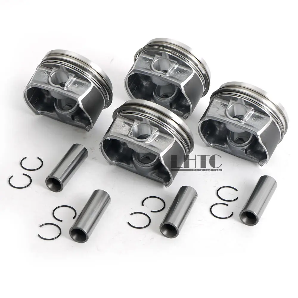 4x Standard 06D107066C/06D198151B поршни и кольца 20 мм/82 5 мм для V W G TI MK5 MKV Audi A3 A4 2 0 TFSI BPY BWA engine |