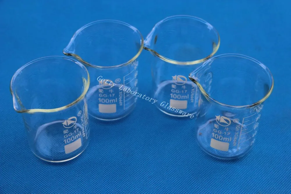 Лабораторный стеклянный шейкер 100 мл 4 шт./лот|lot lot|lot 100beaker lab |