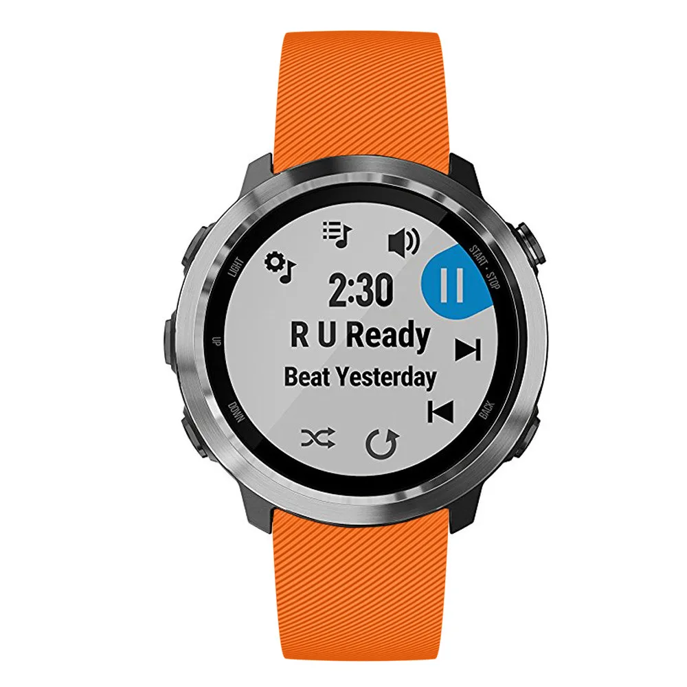 Силиконовый браслет для Garmin vivoactive3 Forerunner 645 мягкий силиконовый сменный спортивный ремешок для наручных часов