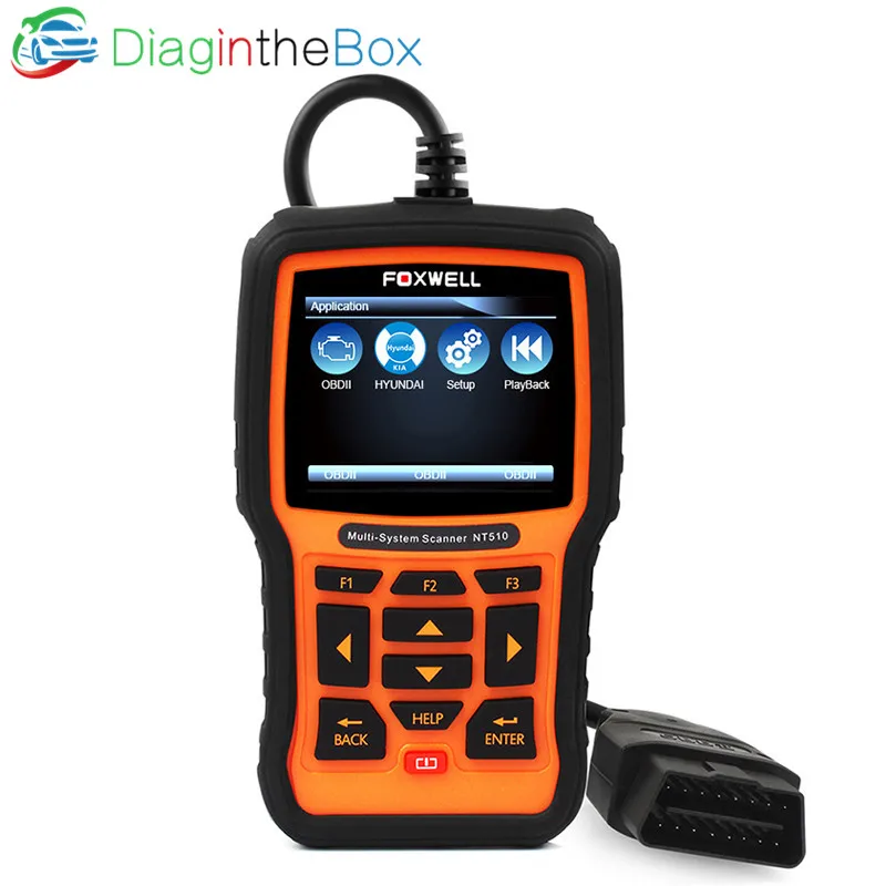 FOXWELL NT510 полный Системы OBD OBD2 автомобильный диагностический сканер для Mercedes Benz