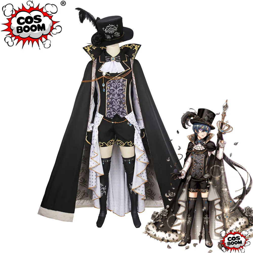 COSBOOM Черный Дворецкий Сиэль косплей Kuroshitsuji Ciel Phantomhive Yume 100 Пробуждение солнца