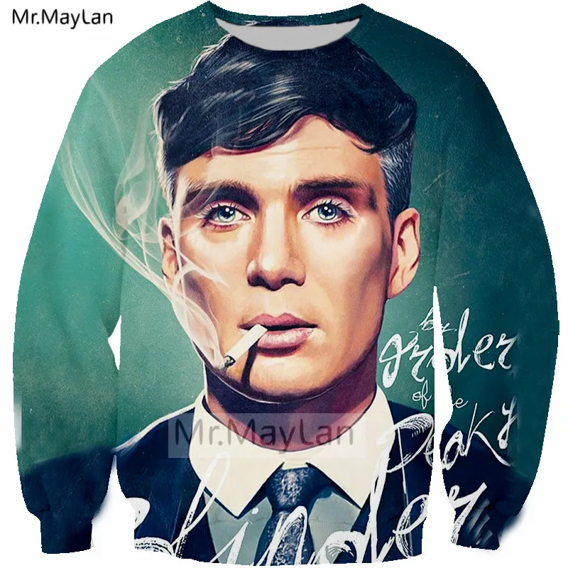 

3D Print Peaky Blinders Smoking Jacket Women/men Hiphop Streetwear Sportswear Hoodie Male Modis Tracksuits Top Clothes Oversized