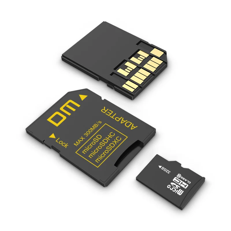 DM SD адаптер SD4.0 UHS-IIcomptabile с microSD microSDHC microSDXC скорость передачи данных может