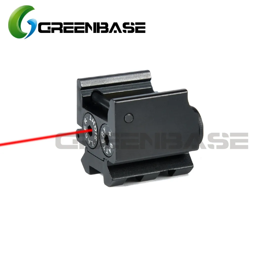 Greenbase мини Регулируемый компактный Красный лазерный прицел для Glock 17 19 с 20 мм