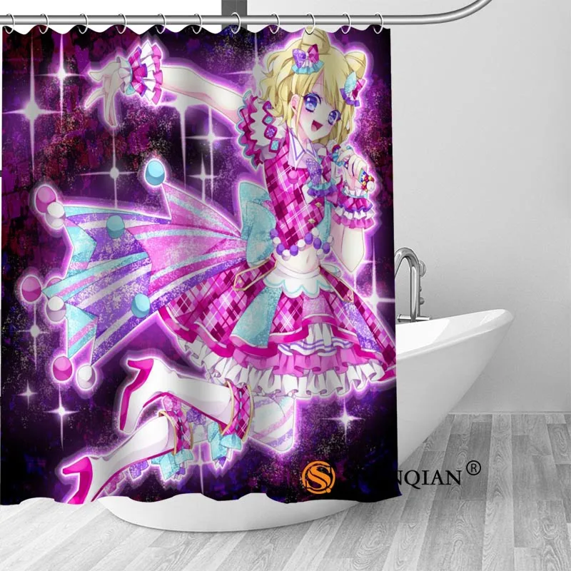 Новинка PriPara аниме занавеска для душа украшения для ванной комнаты для дома водонепроницаемая ткань Шторки для ванной занавес A18.1.3 - Цвет: 12