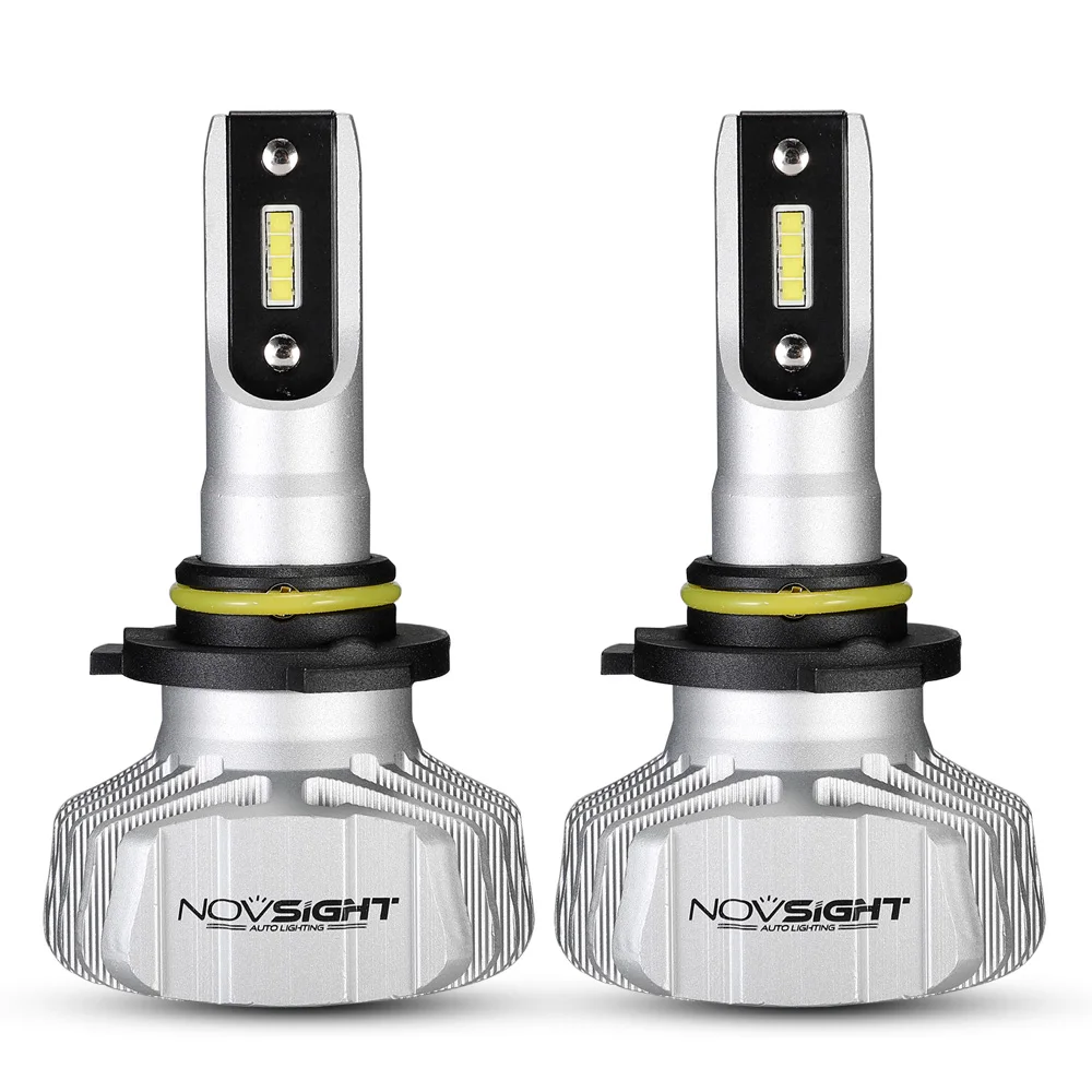 NOVSIGHT 50 Вт 10000LM белый 6500K H1 H3 H7 H8/H9/H11 9005/HB3 9006/HB4 светодиодный головной светильник лампы туман светильник лампы одиночных лучей