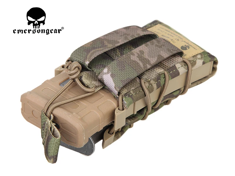 EMERSONGEAR двойной Decker Mag Чехол страйкбол Mag Чехлы Военная Emerson сумка Камуфляж MOLLE Mag держатель Койот коричневый черный