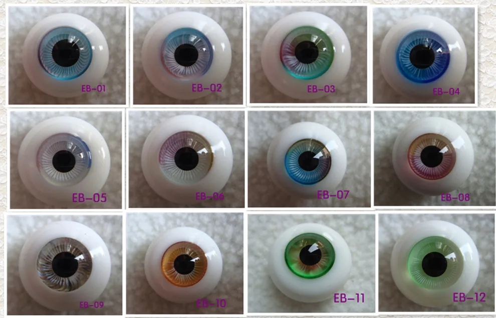 Стеклянные шарнирные куклы ручной работы EB кукольные глаза YOSD MSD SD подходят для