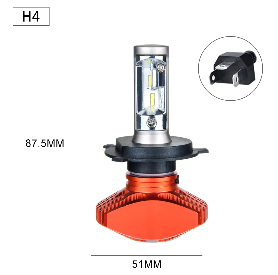 Aceersun фар H4 H7 H8 H9 H11 H1 9005 HB3 9006 HB4 HB2 светодиодные лампы H7 80 Вт 12000Lm света автомобиля 12 V туман лампа автомобилей 6500 K CSP