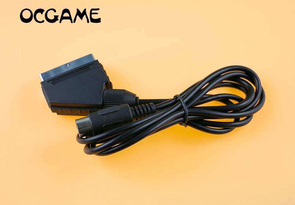 

OCGAME, 10 шт./партия, высокое качество, RGB Scart кабель для Sega Genesis 1 Mega Drive V Plug PAL консоль