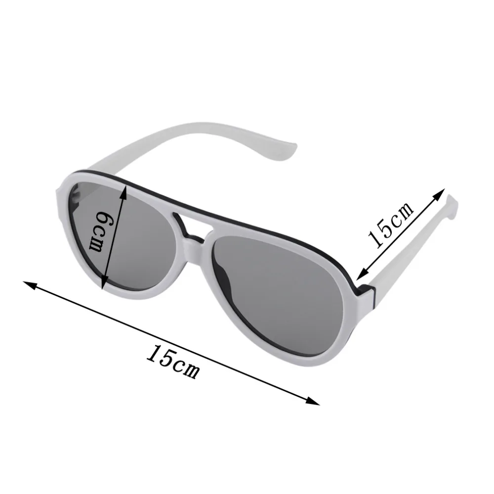 Passive 3D Glasses with Polarized Plastic Lenses for TV Cinema Movie Fashion | Электроника