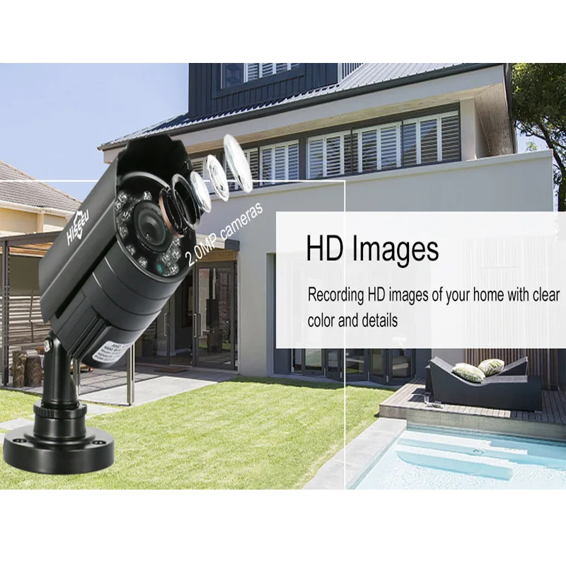 Hiseeu AHBB 12 P 3.6 IP камера AHD 2.0MP HD 3 6 мм объектив Водонепроницаемая CCTV сетевая для