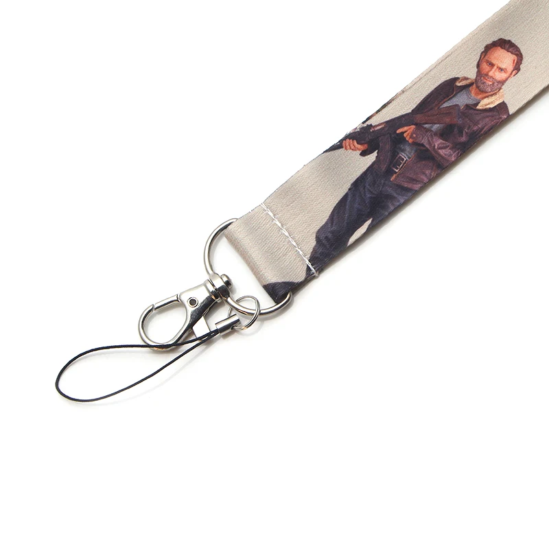 P3632 Dongmanli The Walking Dead tv брелок Lanyards держатель удостоверения личности ID карта Пропуск Тренажерный зал мобильный телефон USB бейдж держатель ключевой ремень
