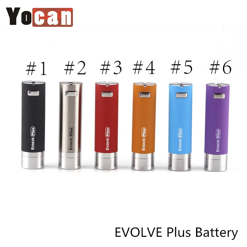 Оригинальный YOCAN Аккумулятор для вейп ручек 1100 мАч встроенный аккумулятор EVOLVE Plus