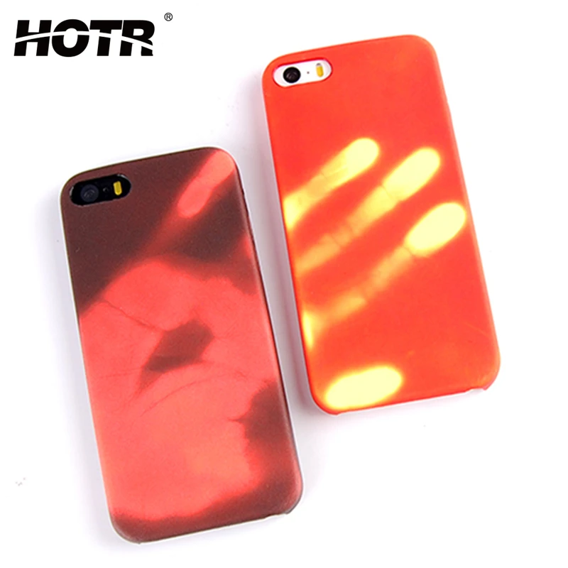 Термочувствительный чехол HOTR для iphone 5s с термодатчиком 5 SE|case for iphone|case 5scase |