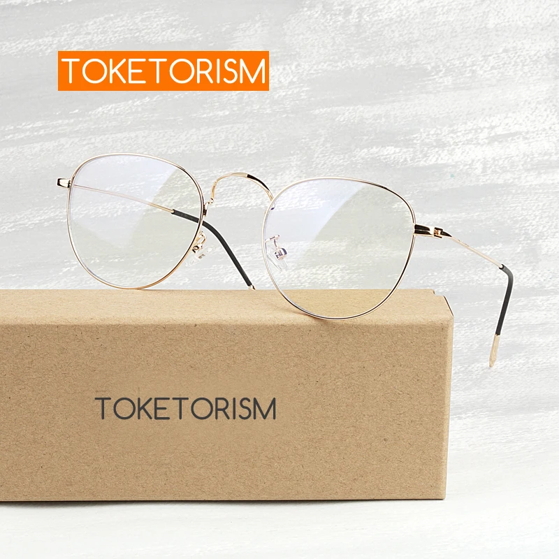 

Toketorism Prescription Glasses Frame 2021 Handmade Metal Spectacle Frames Women