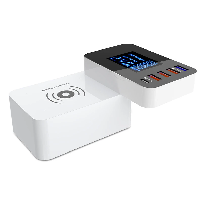 QC 3 0 USB беспроводное быстрое зарядное устройство для iPhone 8 Plus X Xs XR MAX iPad Samsung S6 S7 Edge S8