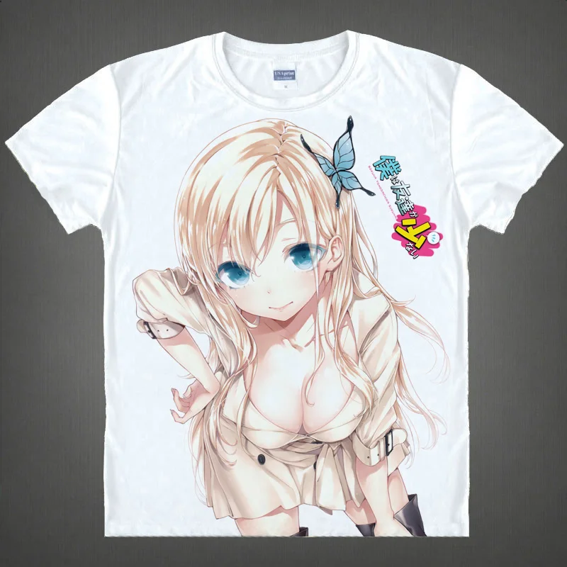Футболка Coolprint с рисунком аниме хаганаи рядом боку Wa Tomodachi Ga футболки Sukunai