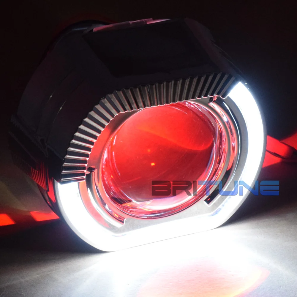 Двухксеноновые линзы angel eyes, спортивные фары X5, линзы 3,0 Super H1, HID, проектор, светодиодный, Halo, комплект для H4, H7, автомобильные аксессуары, тюнинг, сделай сам