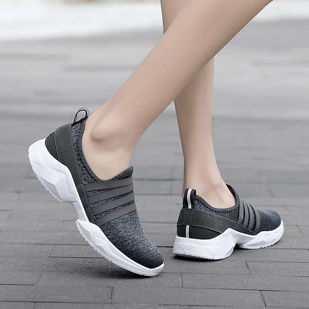 SAGACE/Новинка женские кроссовки из эластичного сетчатого материала весенняя обувь