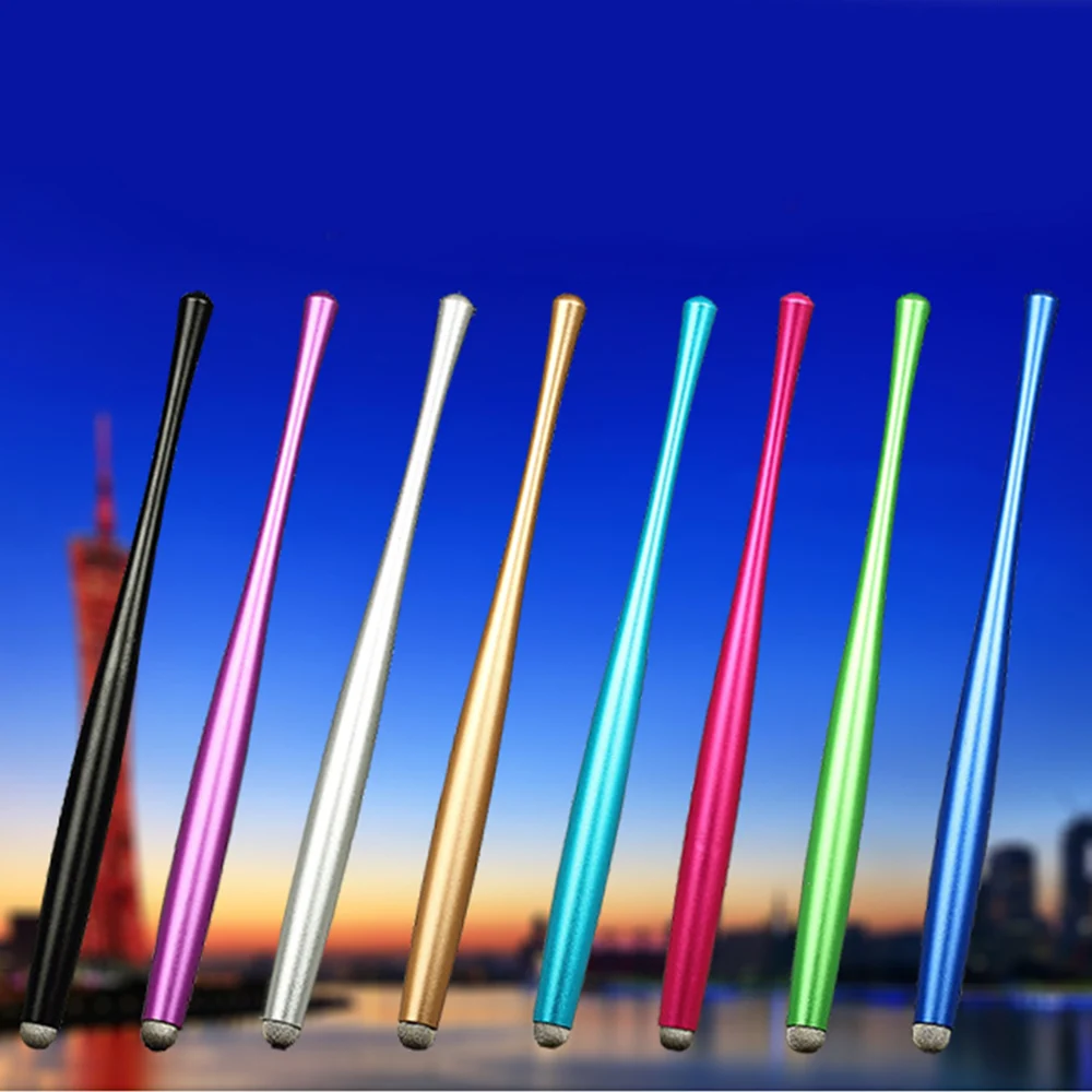 Mini the thin waist touch pen is suitable for capacitive stylus of iPad and other equipment(2purple packs) |