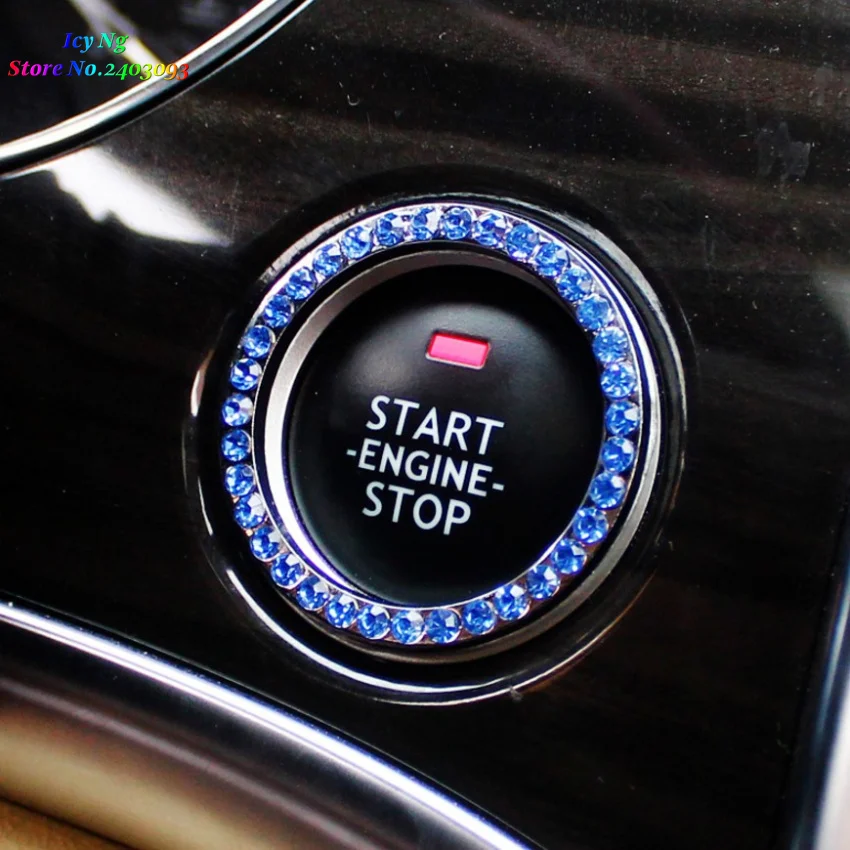 Car Engine Start Stop Ignition Key Ring Sticker For Jaguar XF XJ XJS XK S-TYPE X-TYPE XJ8 XJL XJ6 XKR XK8 X320 X308 | Автомобили и
