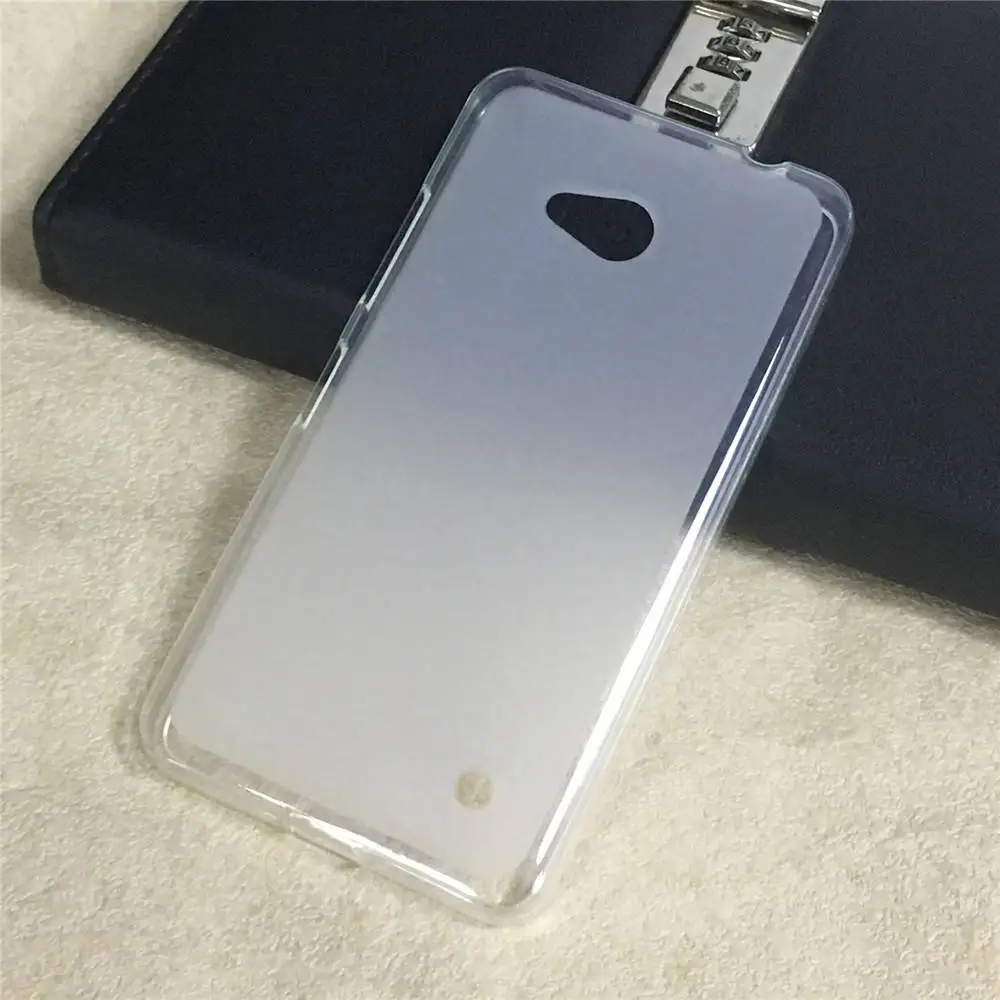 Transparent TPU ТПУ чехол для Nokia microsoft Lumia 640 LTE 5," ультра тонкий чехол для Nokia microsoft Lumia 640 LTE задний Мягкий силиконовый чехол s Shell - Цвет: Transparent TPU