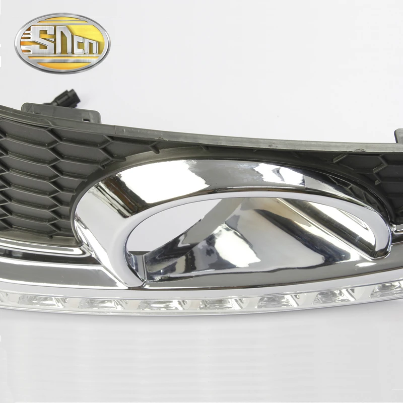SNCN светодиодный светильник дневного света для Chevrolet Captiva 2011 2012 2013 автомобильные аксессуары Водонепроницаемый ABS 12 В DRL противотуманная фара украшение