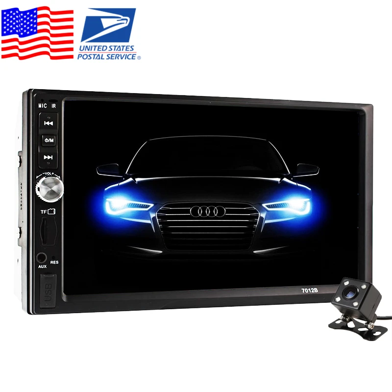 

Car MP5/MP3 Player 2-Din 7 inch Bluetooth Stereo Radio+Rear Camera For USA Sock