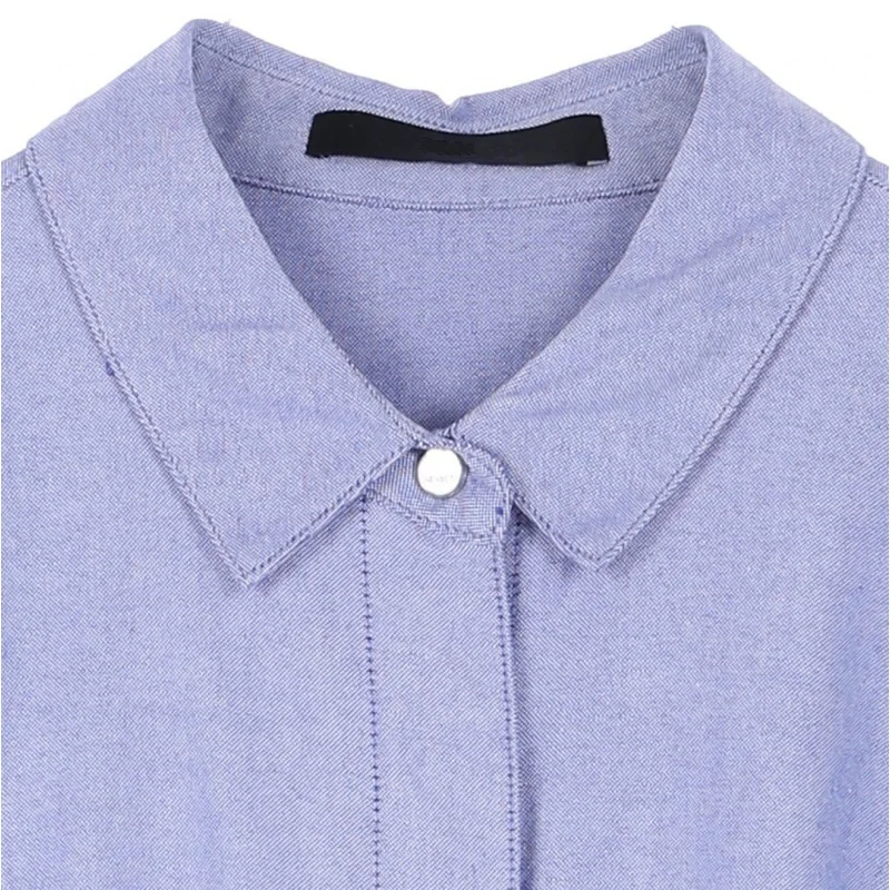 

Trendy Women Dresses Spring Autumn Tunic Office Work Vestido Turn Down Collar Formal OL Robe Femme Shirt Dress With Belt 2017