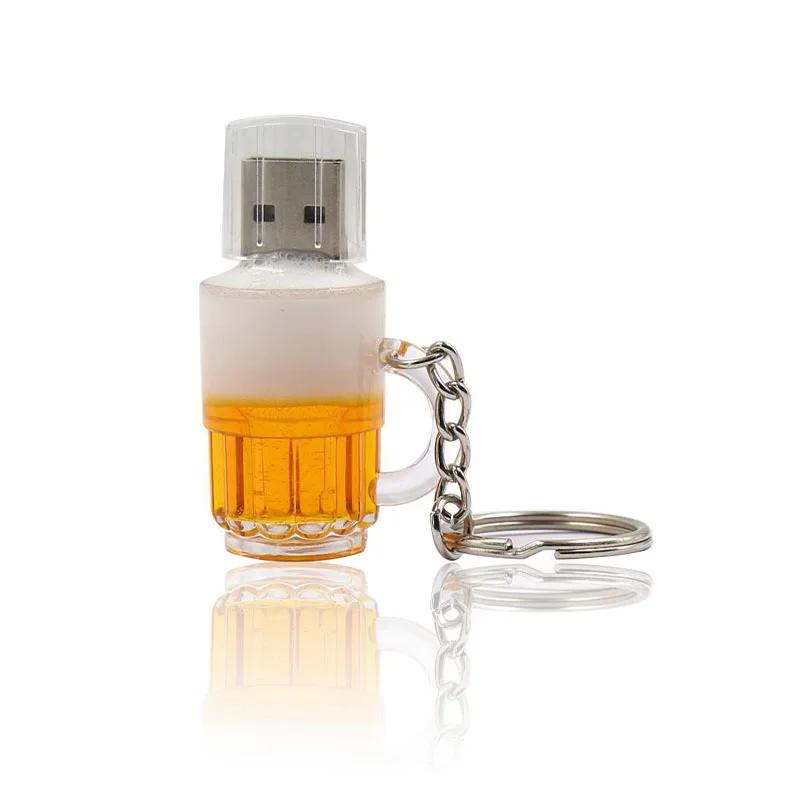 USB флеш накопитель в виде пивной кружки 4/8/16/32/64/128 ГБ|USB флэш-накопители| |