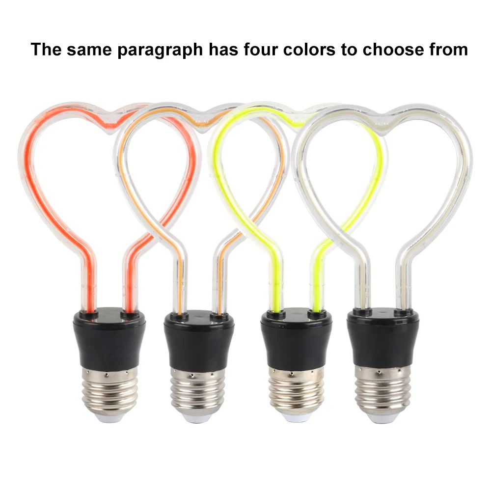 

4W LED Shaped Decorative Lights Retro Vintage LED Tubes for Christmas Party Holidays