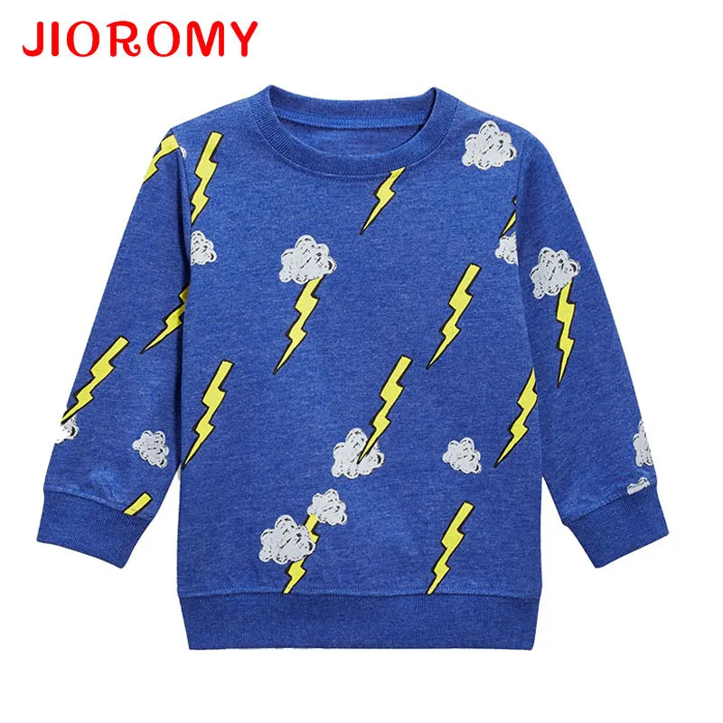 JIOROMY 2019 футболка для маленьких мальчиков осень молния аниме круглый вырез