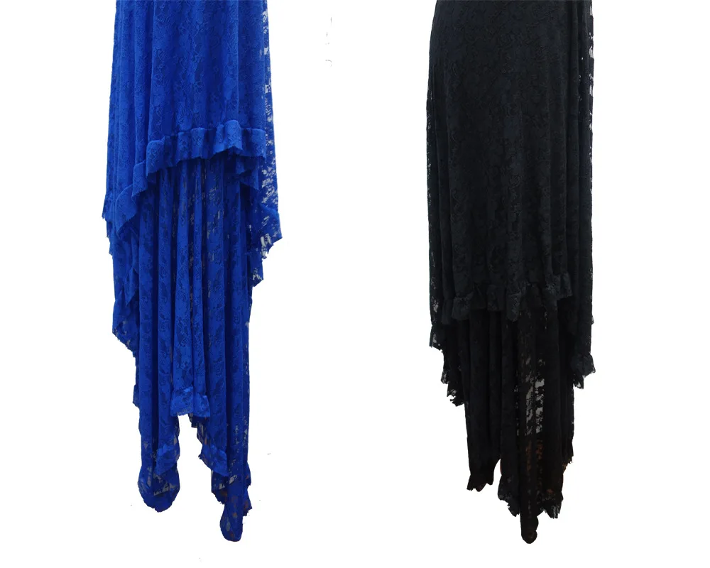 Женское офисное платье вечернее Элегантное летнее асимметричное кружевное