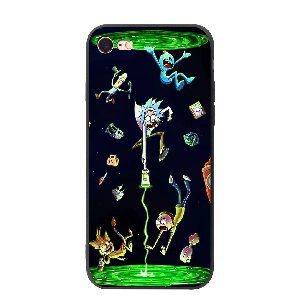 YIMAOC Рик и Морти Мягкий силиконовый чехол для iPhone 11 Pro XS Max XR X 8 7 6 6S Plus 5 5S se - Цвет: 4
