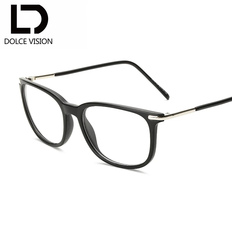 Мужские и женские очки с прозрачными линзами квадратной оправой оригинальный